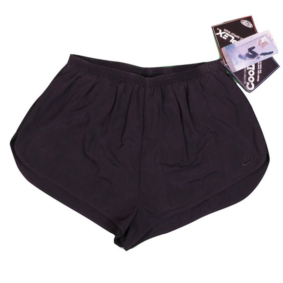New Vintage Nike Stitched Spell Out Running Shorts